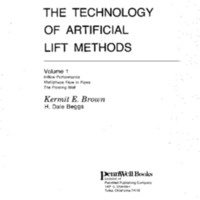 the technology of artificial lift methods_Kermit E. Brawn_H. Dale Beggs_V1.pdf