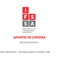 Apunte de Catedra de Medicamentos I 2020 Nqn.pdf